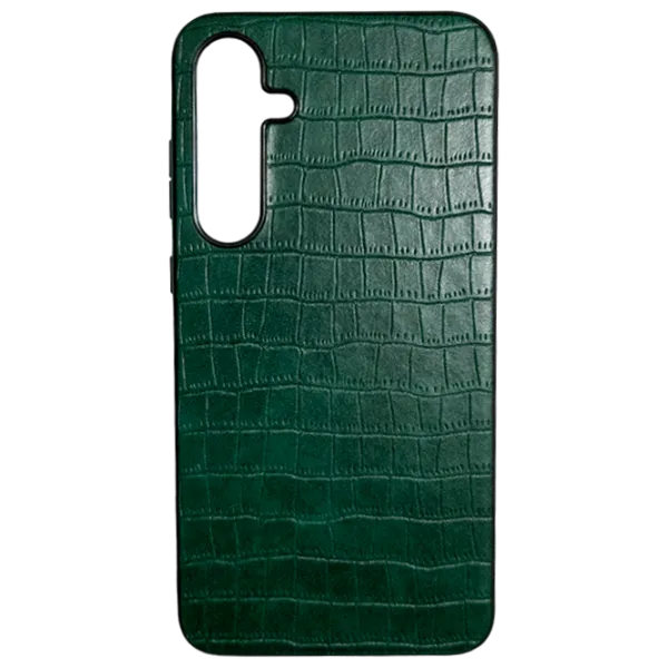 Husă pentru smartphone Samsung Galaxy A55 EVO/ Back/ TPU/ Leather Green photo 1
