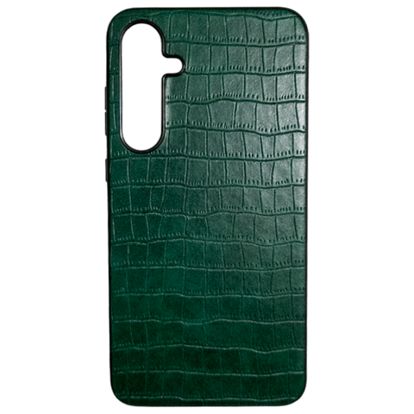Husă pentru smartphone Samsung Galaxy A55 EVO/ Back/ TPU/ Leather Green photo 1