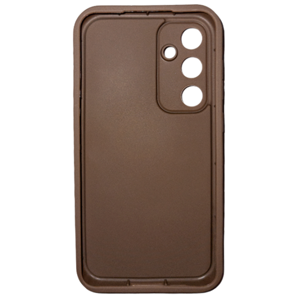 Чехол для смартфона Samsung Galaxy A55 EVO/ Back/ ТПУ/ Белый Коричневый photo 2