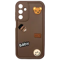 Husă pentru smartphone Samsung Galaxy A15 4G EVO/ Back/ TPU/ White Brown