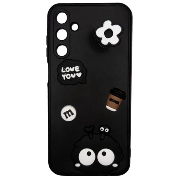 Husă pentru smartphone Samsung Galaxy A15 4G EVO/ Back/ TPU/ White Black photo 1
