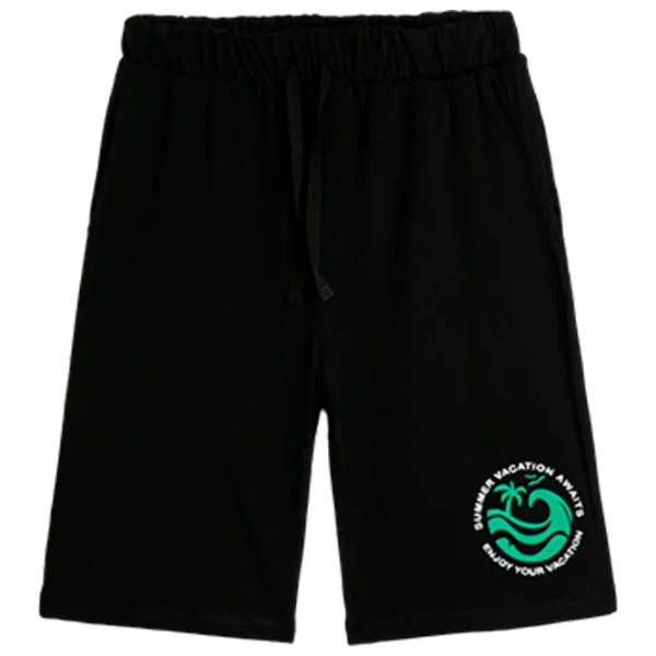 Pantaloni scurți pentru băieți Koton 4SKB40116TK Black photo 1