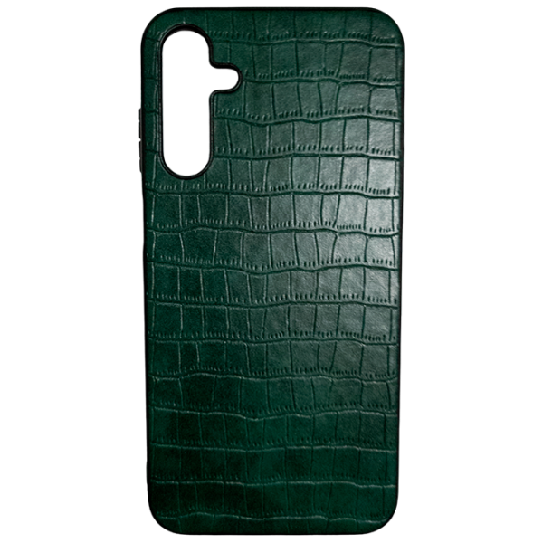 Husă pentru smartphone Samsung Galaxy A15 4G EVO/ Back/ TPU/ Leather Green photo 1