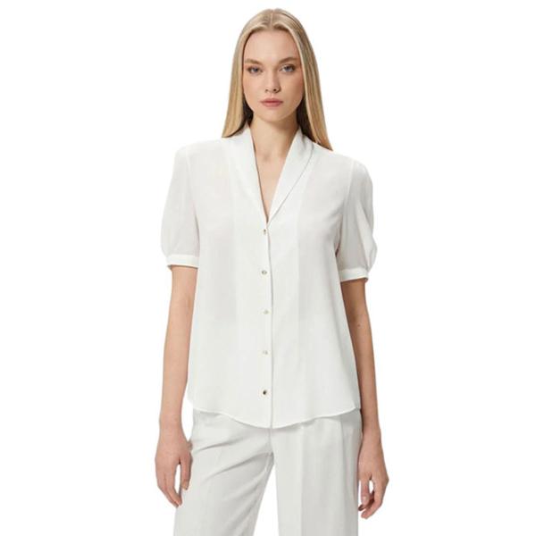 Рубашка для женщин Koton 4SAK60052UW XL/ White photo 1 Рубашка для женщин Koton 4SAK60052UW XL/ White photo 1