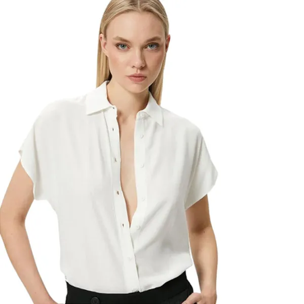Cămașă pentru femei Koton 4SAK60002EW M/ White photo 2