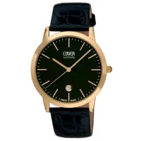 Ceas de mână pentru bărbați Cover CO123.PL1LBK Cuarț/ 39 mm