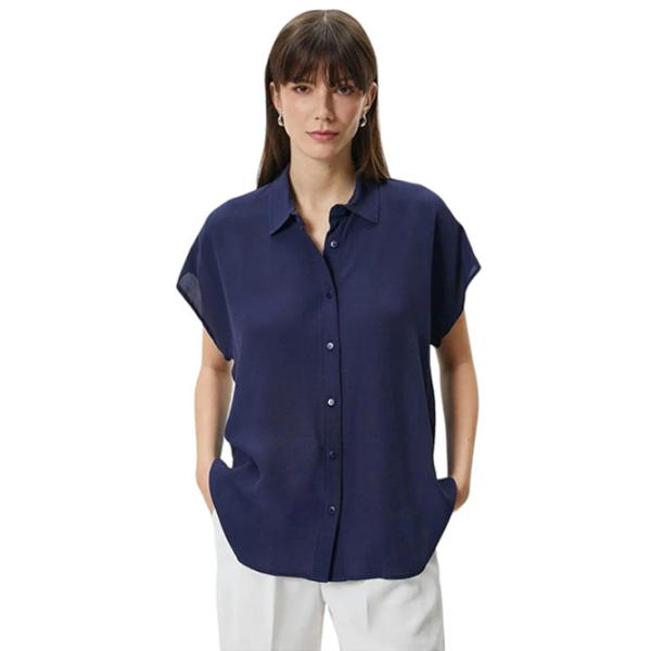 Cămașă pentru femei Koton 4SAK60002EW XXL/ Navy photo 1