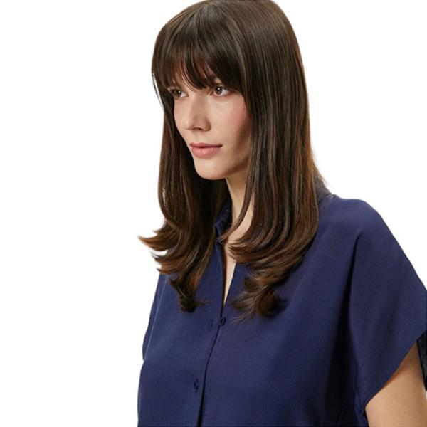 Cămașă pentru femei Koton 4SAK60002EW XXL/ Navy photo 2