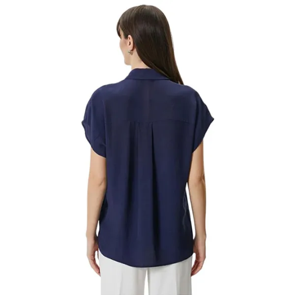 Cămașă pentru femei Koton 4SAK60002EW XXL/ Navy photo 4