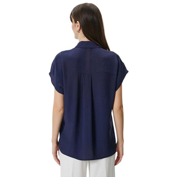 Cămașă pentru femei Koton 4SAK60002EW XXL/ Navy photo 4