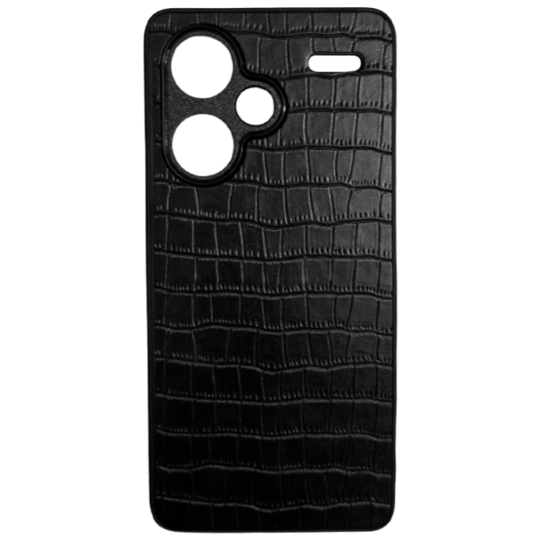 Husă pentru smartphone Xiaomi Redmi Note 13 Pro Plus EVO/ Back/ TPU/ Leather Black photo 1