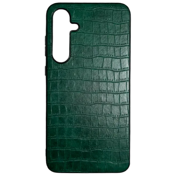 Husă pentru smartphone Samsung Galaxy A35 EVO/ Back/ TPU/ Leather Green photo 1