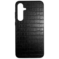 Husă pentru smartphone Samsung Galaxy A35 EVO/ Back/ TPU/ Leather Black