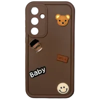 Husă pentru smartphone Samsung Galaxy A35 EVO/ Back/ TPU/ White Brown