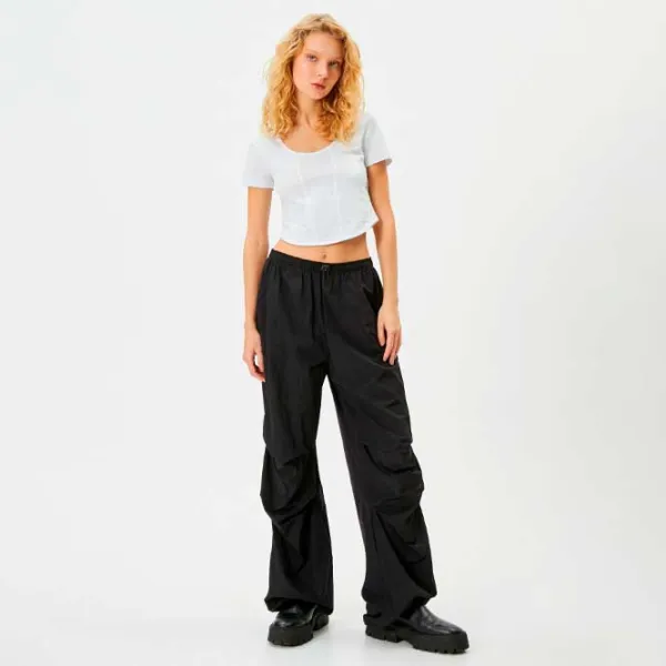 Футболка для женщин Koton 4SAL10048IK 97% Хлопок/ Белый photo 2