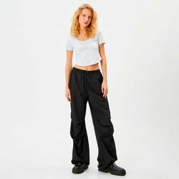 Футболка для женщин Koton 4SAL10048IK 97% Хлопок/ Белый photo 2