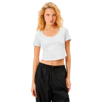 Tricou pentru femei Koton 4SAL10048IK 97% Bumbac/ White