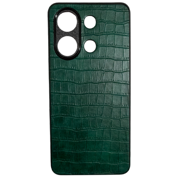 Чехол для смартфона Xiaomi Redmi Note 13 4G EVO/ Back/ ТПУ/ Leather Зелёный photo 1