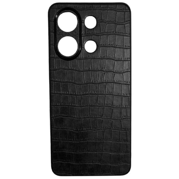 Чехол для смартфона Xiaomi Redmi Note 13 4G EVO/ Back/ ТПУ/ Leather Черный photo 1