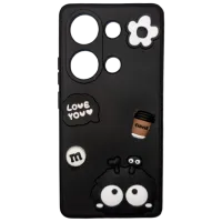 Husă pentru smartphone Xiaomi Redmi Note 13 4G EVO/ Back/ TPU/ White Black