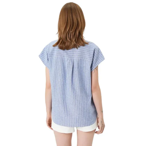 Cămașă pentru femei Koton 4SAK60001EW XXL/ Blue Stripe photo 4