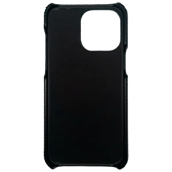 Husă pentru smartphone Apple iPhone 15 Pro EVO/ Back/ PC/ Leather Black photo 2