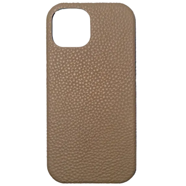 Husă pentru smartphone Apple iPhone 15 EVO/ Back/ PC/ Leather Brown photo 1