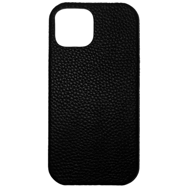 Husă pentru smartphone Apple iPhone 15 EVO/ Back/ PC/ Leather Black photo 1
