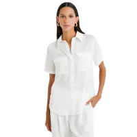 Рубашка для женщин Koton 4SAK60023UW XXL/ White