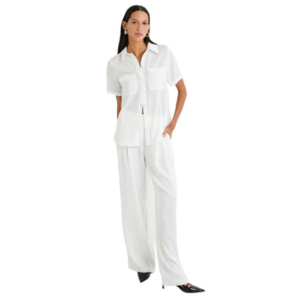 Cămașă pentru femei Koton 4SAK60023UW XS/ White photo 2