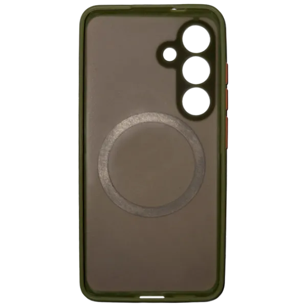 Husă pentru smartphone Samsung Galaxy S24 EVO/ MagSafe Back/ TPU/ Matte Green photo 2