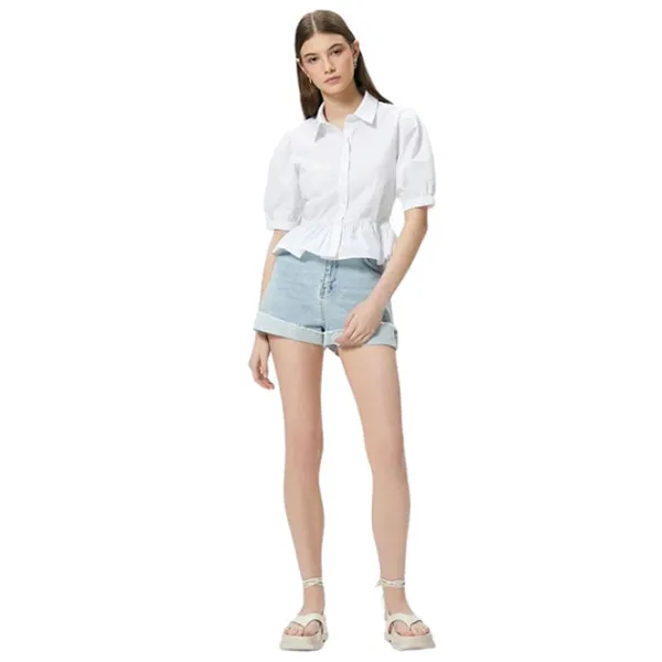 Cămașă pentru femei Koton 4SAL60010IW XS/ White photo 3