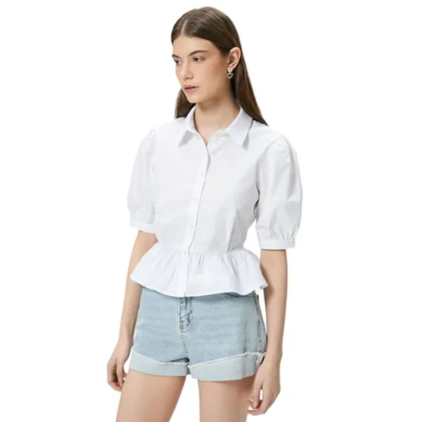 Cămașă pentru femei Koton 4SAL60010IW S/ White photo 3