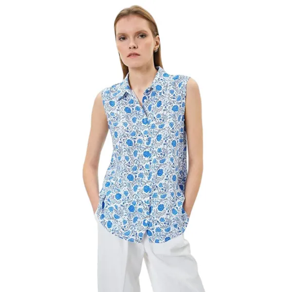 Cămașă pentru femei Koton 4SAK60247PW XS/ Blue Design photo 1