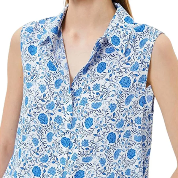 Рубашка для женщин Koton 4SAK60247PW 4XL/ Blue Design photo 5