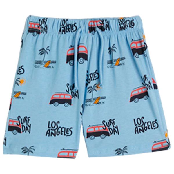 Pantaloni scurți pentru băieți Koton 4SMB40112TK Light Blue photo 1 Pantaloni scurți pentru băieți Koton 4SMB40112TK Light Blue photo 1