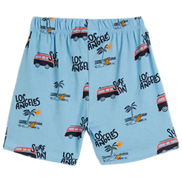 Pantaloni scurți pentru băieți Koton 4SMB40112TK Light Blue photo 2 Pantaloni scurți pentru băieți Koton 4SMB40112TK Light Blue photo 2