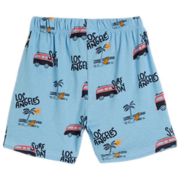 Pantaloni scurți pentru băieți Koton 4SMB40112TK Light Blue photo 2 Pantaloni scurți pentru băieți Koton 4SMB40112TK Light Blue photo 2