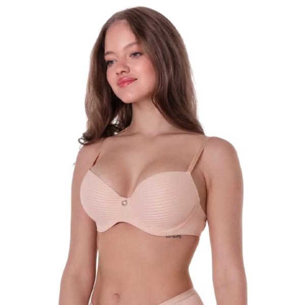 Sutien pentru femei Milavitsa 128100 85B/ Nude/ Push-up photo 2