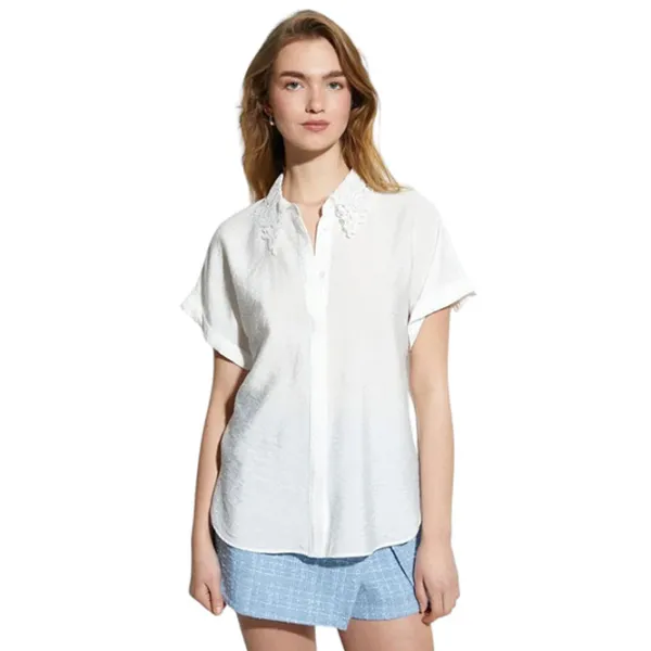 Cămașă pentru femei Koton 4SAK60013EW L/ White photo 1