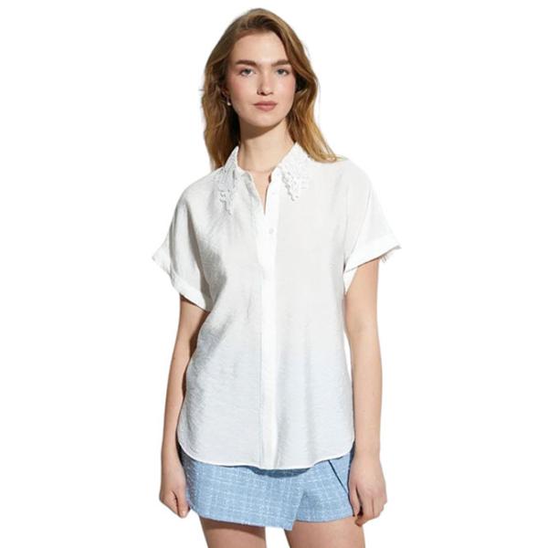 Cămașă pentru femei Koton 4SAK60013EW L/ White photo 1