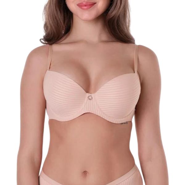 Sutien pentru femei Milavitsa 128100 75D/ Nude/ Push-up photo 1