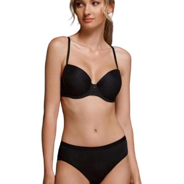 Sutien pentru femei Milavitsa 128100 75A/ Black/ Push-up photo 2