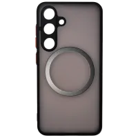 Husă pentru smartphone Samsung Galaxy S24 Plus EVO/ MagSafe Back/ TPU/ Matte Black