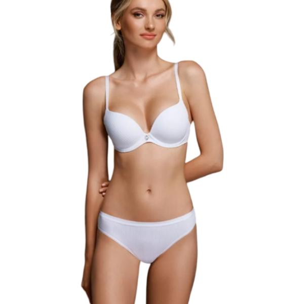 Sutien pentru femei Milavitsa 128100 70B/ White/ Push-up photo 2