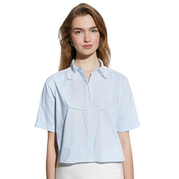 Рубашка для женщин Koton 4SAK60006EW M/ Blue Stripe photo 4