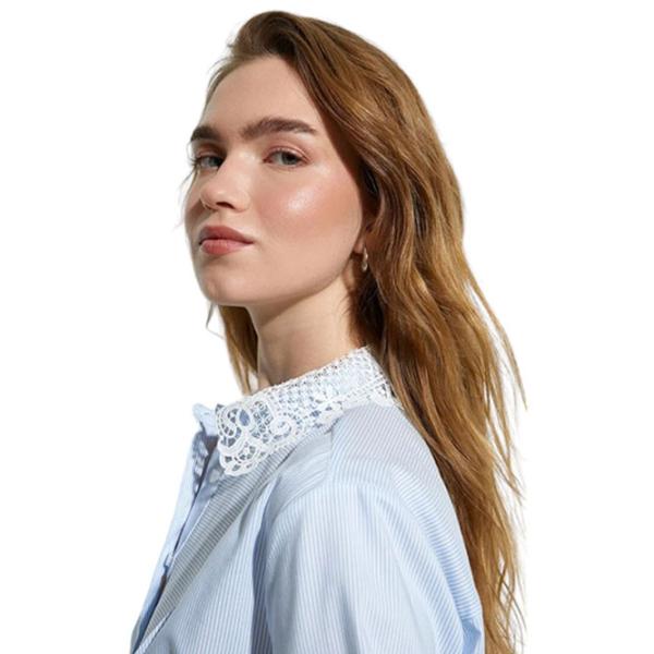 Рубашка для женщин Koton 4SAK60006EW M/ Blue Stripe photo 5