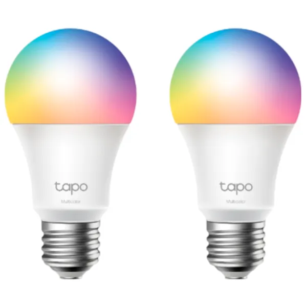Комплект лампочек светодиодная TP-Link Tapo L530E (2-pack) E27/ 8 Вт/ 6500 К/ 806лм/ RGB photo 1