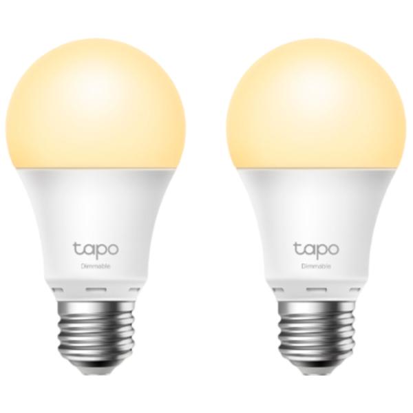 Комплект лампочек светодиодная TP-Link Tapo L510E(2-pack) E27/ 8.7 Вт/ 2700 K/ 806лм/ White photo 1