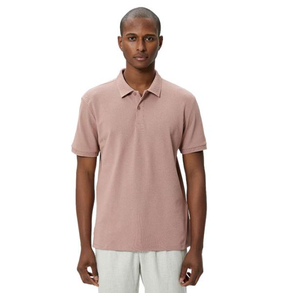 Футболка поло для мужчин Koton BCS Розовый photo 1 Футболка поло для мужчин Koton BCS Розовый photo 1